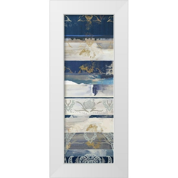 Reeves, Tom 11x24 White Modern Wood Framed Museum Art Print Titled - Indigo Concepts I