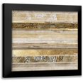 thumbnail image 1 of Reeves, Tom 12x12 Black Modern Framed Museum Art Print Titled - klimt stripes, 1 of 5