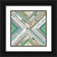 thumbnail image 1 of Reeves, Tom 12x12 Black Ornate Wood Framed with Double Matting Museum Art Print Titled - Crossbeat, 1 of 4