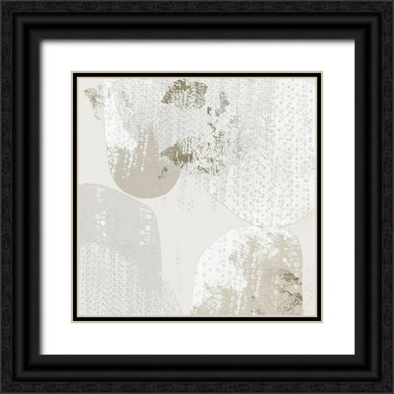 Reeves, Tom 12x12 Black Ornate Wood Framed with Double Matting Museum Art Print Titled - Lacing I