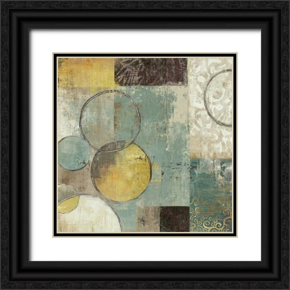Reeves, Tom 12x12 Black Ornate Wood Framed with Double Matting Museum Art Print Titled - Peace of Mind I