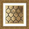thumbnail image 1 of Reeves, Tom 12x12 Gold Ornate Wood Framed with Double Matting Museum Art Print Titled - Art Deco IV, 1 of 4