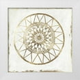 thumbnail image 1 of Reeves, Tom 12x12 White Modern Wood Framed Museum Art Print Titled - Gilded Star II, 1 of 4