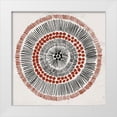 thumbnail image 1 of Reeves, Tom 12x12 White Modern Wood Framed Museum Art Print Titled - Round Tribal I, 1 of 4