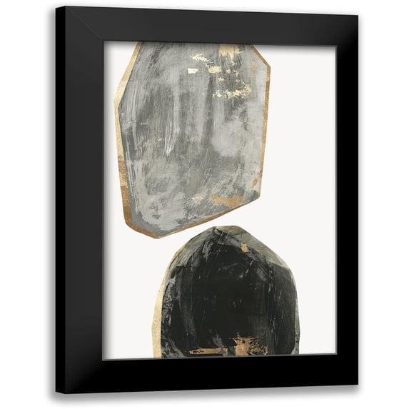 Reeves, Tom 13x18 Black Modern Framed Museum Art Print Titled - Stones I