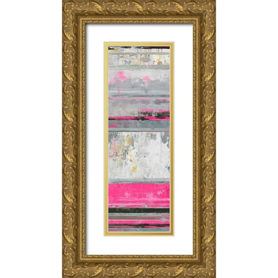 Reeves, Tom 13x32 Gold Ornate Wood Framed with Double Matting Museum Art Print Titled - Cape Cod II