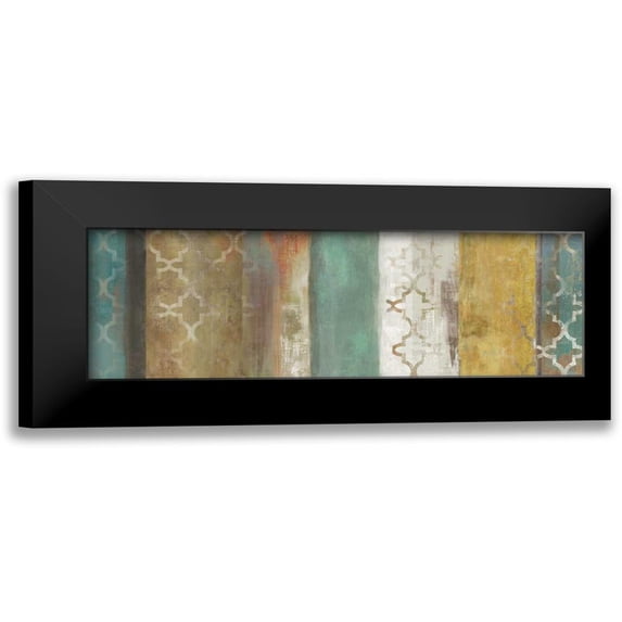 Reeves, Tom 14x7 Black Modern Framed Museum Art Print Titled - Progression II