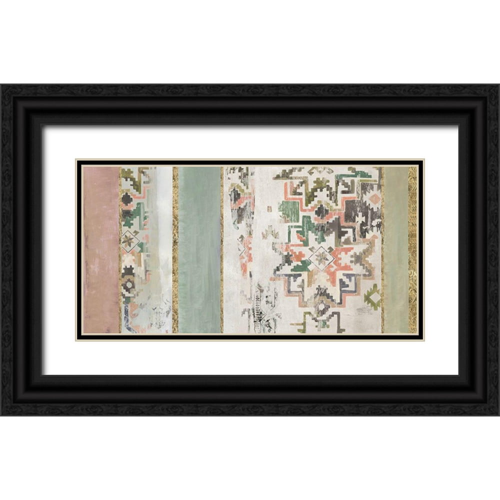 Reeves, Tom 14x9 Black Ornate Wood Framed with Double Matting Museum ...