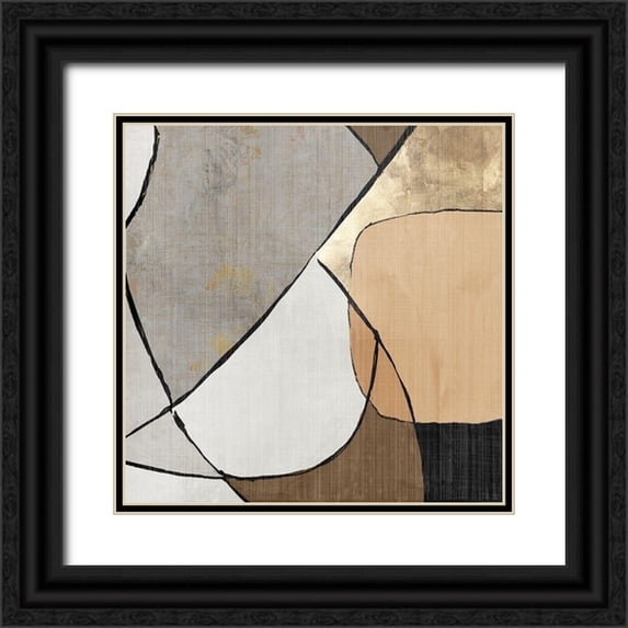 Reeves, Tom 15x15 Black Ornate Wood Framed with Double Matting Museum Art Print Titled - Glorious Maze I