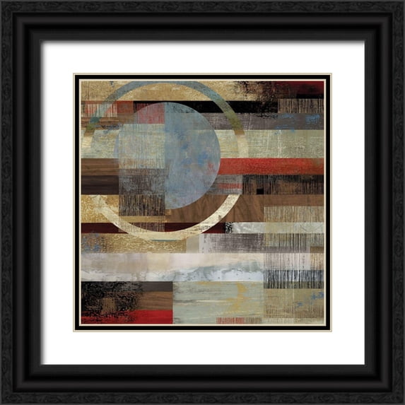 Reeves, Tom 15x15 Black Ornate Wood Framed with Double Matting Museum Art Print Titled - Industrial II