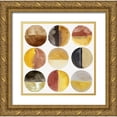 thumbnail image 1 of Reeves, Tom 15x15 Gold Ornate Wood Framed with Double Matting Museum Art Print Titled - Align Dots II, 1 of 4