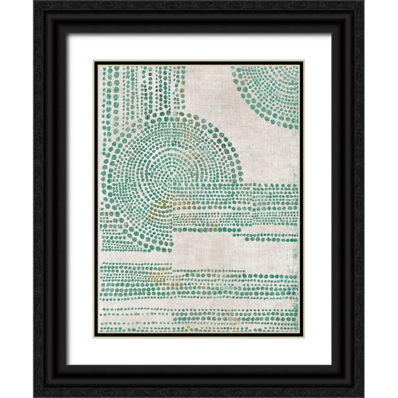 Reeves, Tom 15x18 Black Ornate Wood Framed with Double Matting Museum Art Print Titled - Follow Us II