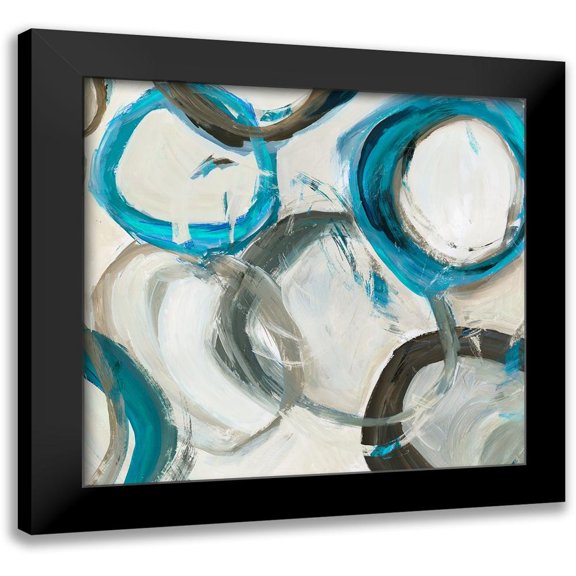 Reeves, Tom 16x15 Black Modern Framed Museum Art Print Titled - Sapphire I