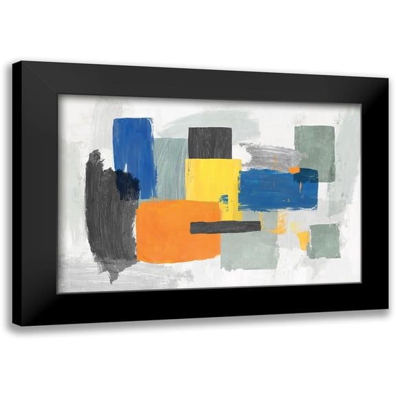 Reeves, Tom 18x13 Black Modern Framed Museum Art Print Titled - Bloc Party