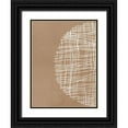 thumbnail image 1 of Reeves, Tom 19x24 Black Ornate Wood Framed with Double Matting Museum Art Print Titled - Basket Weave Circle I, 1 of 4