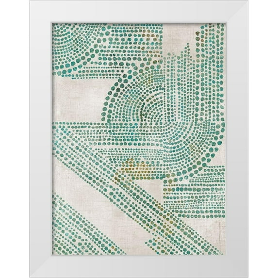 Reeves, Tom 19x24 White Modern Wood Framed Museum Art Print Titled - Follow Us I