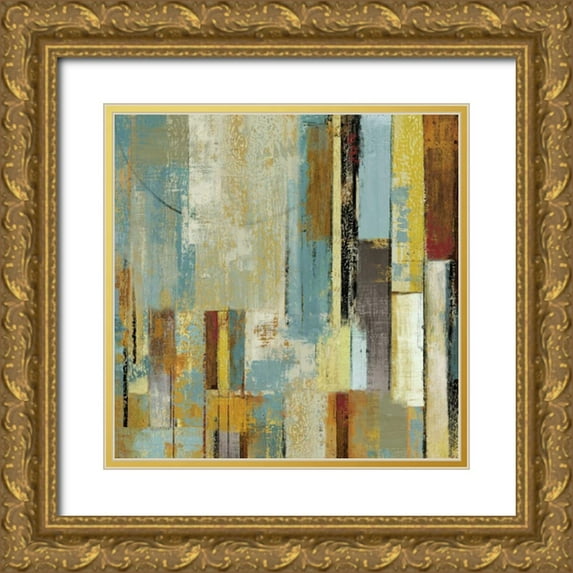 Reeves, Tom 20x20 Gold Ornate Wood Framed with Double Matting Museum Art Print Titled - Tribeca II
