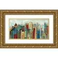 thumbnail image 1 of Reeves, Tom 24x14 Gold Ornate Wood Framed with Double Matting Museum Art Print Titled - Sunlight City, 1 of 4