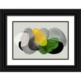 thumbnail image 1 of Reeves, Tom 24x17 Black Ornate Wood Framed with Double Matting Museum Art Print Titled - Green Overlay I, 1 of 4