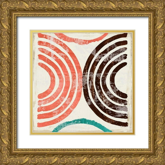 Reeves, Tom 26x26 Gold Ornate Wood Framed with Double Matting Museum Art Print Titled - Chipper III