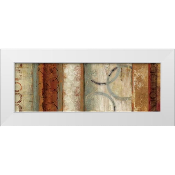 Reeves, Tom 32x13 White Modern Wood Framed Museum Art Print Titled - Juncture II