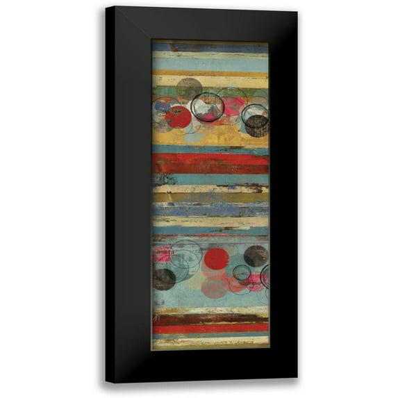 Reeves, Tom 7x14 Black Modern Framed Museum Art Print Titled - Palette II - Mini