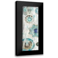 thumbnail image 1 of Reeves, Tom 9x18 Black Modern Framed Museum Art Print Titled - Suzani Blue III, 1 of 5