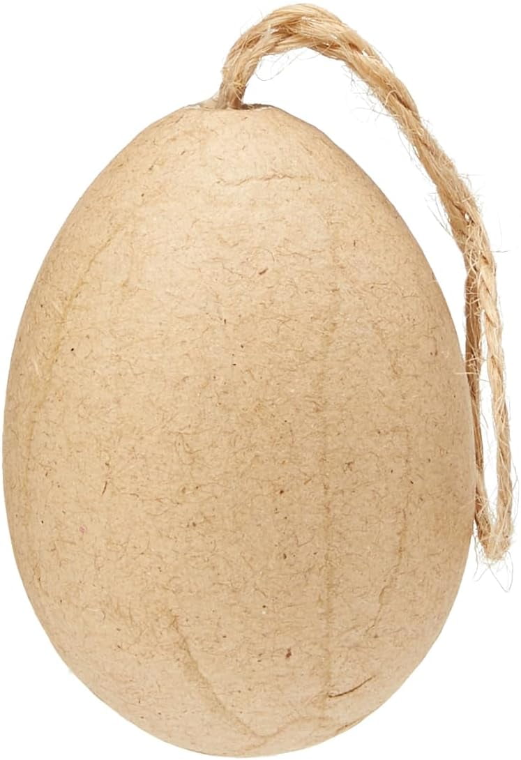 Ref AC384 Pack Of 5 Eggs With String Papier Maché Objects To