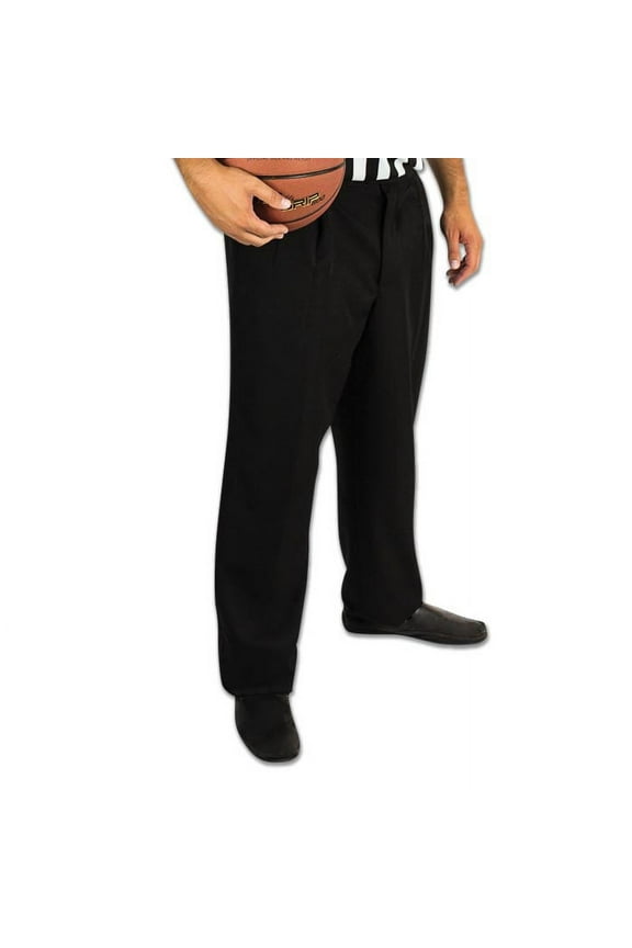 Ref Basketball Official's Pants, 34" Waist, Black