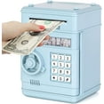 thumbnail image 1 of Refasy Piggy Bank Cash Coin Can ATM Bank Electronic Coin Money Bank for Kids--Hot Gift, 1 of 10