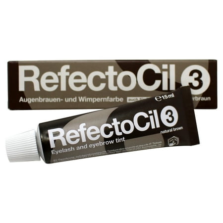 RefectoCil Eyebrow and Eyelash Dye No:3 Natural Brown 15 ml