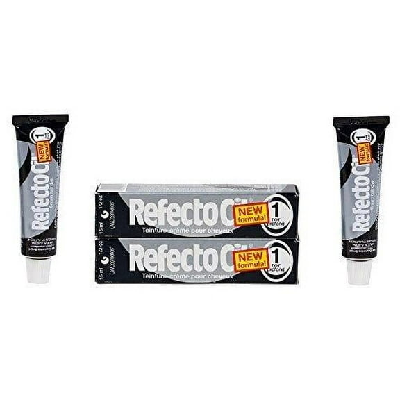 Refectocil Twin Pack Black Cream Hair Dye, 15ml X 2