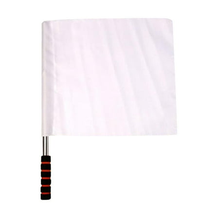 Referee Flag Durable for Basketball Training Volleyball Football White