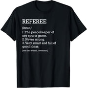Referee Job Definition Personalized Funny Referee T-Shirt men and women can wear, black, white, gifts