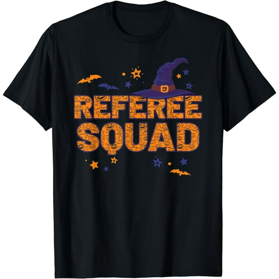 Referee Squad Witch Halloween Matching Umpire T-Shirt