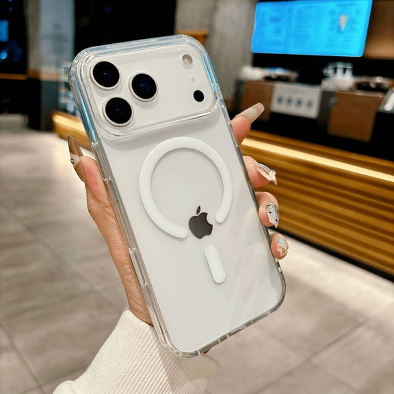 Reference Knowledge 27/1000 Translation Machine General Field Transparent magnetic suction suitable for Apple 17 Promax phone case i, simple, ultra-thin, and high-end feel