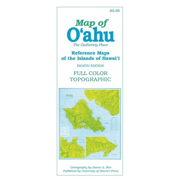 Reference Maps of the Islands of Hawai&a Map of O'Ahu: The Gathering Place, (Paperback)