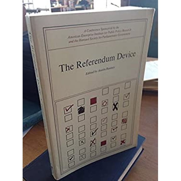 Pre-Owned Referendum Device, 9780844721958, 0844721956, Paperback, Copyright 1981 edition