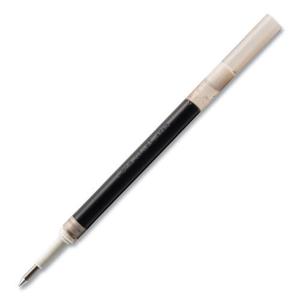 Refill For Pentel Energel Retractable Liquid Gel Pens, Medium Conical Tip, Black Ink | Bundle of 10 Each