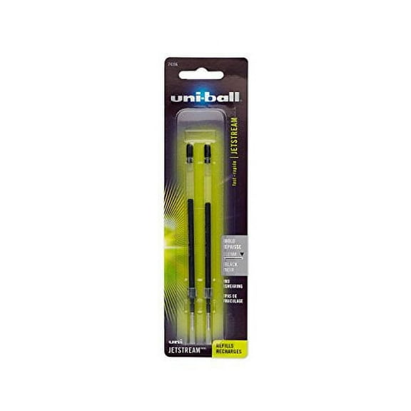 Refill For Uni-Ball Jetstream Ballpoint, Bold, Black Ink, 2/pack