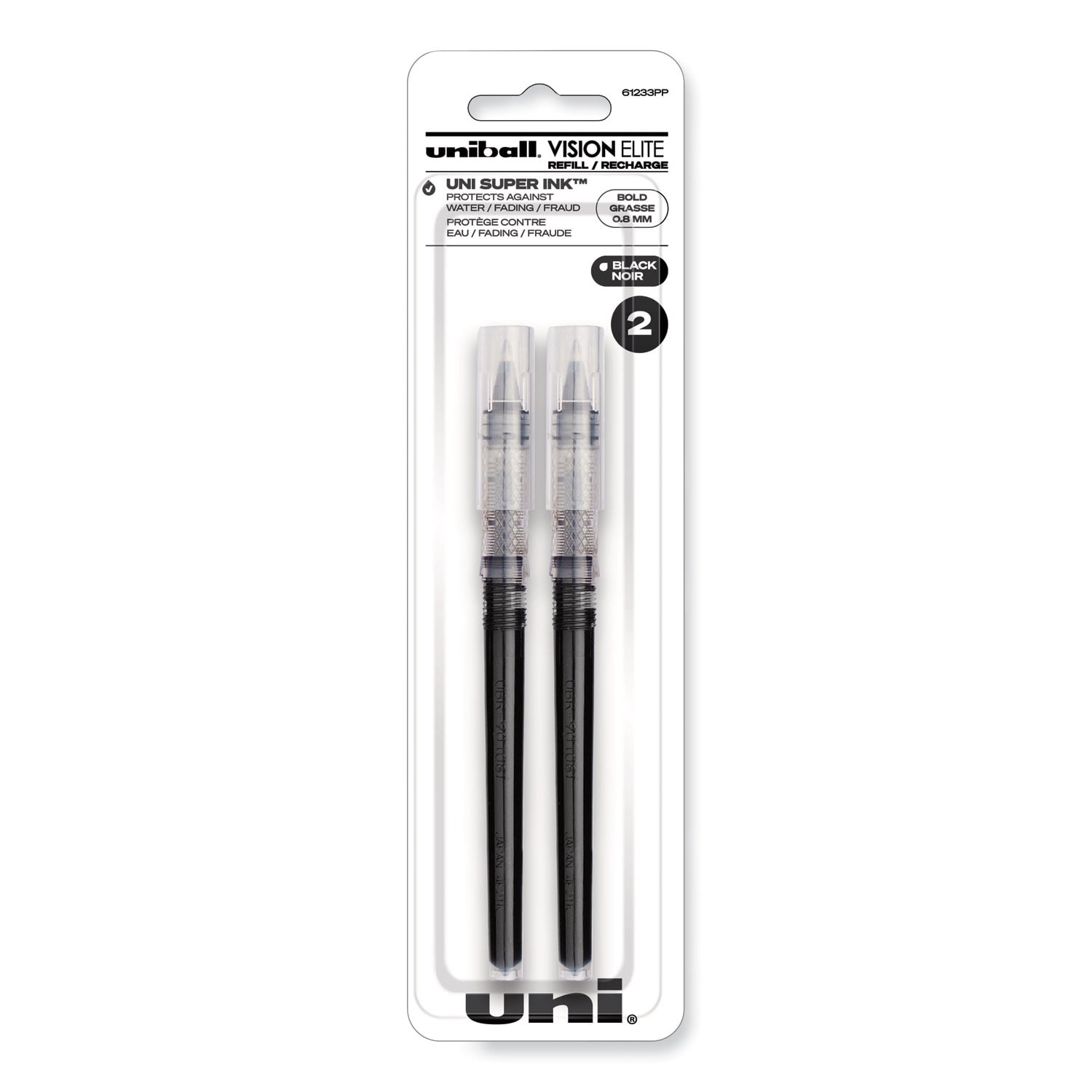 Recharge Parker Stylo Bille 0,5mm - Encre Noire - Ancien Stock (Possibles Défauts)