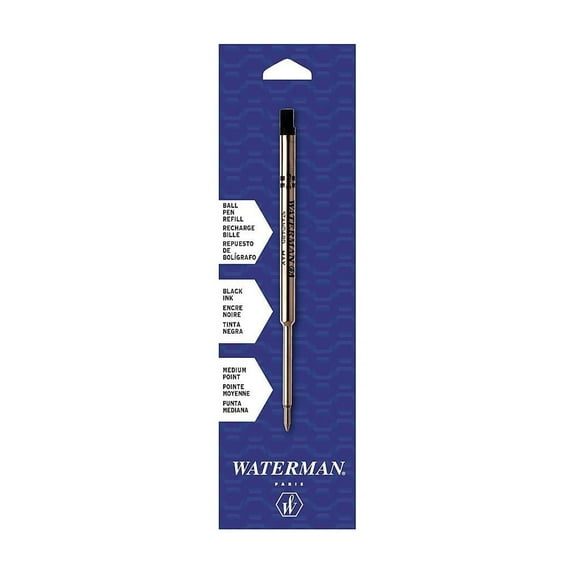 Waterman Medium Ballpoint Refill For Waterman Ballpoint Pens Black (834254)