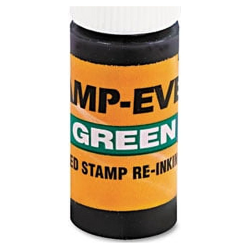 Refill Ink for Clik! and Universal Stamps, 7 mL Bottle, Green Refill Ink for Clik! and Universal Stamps, 7 mL Bottle, Green