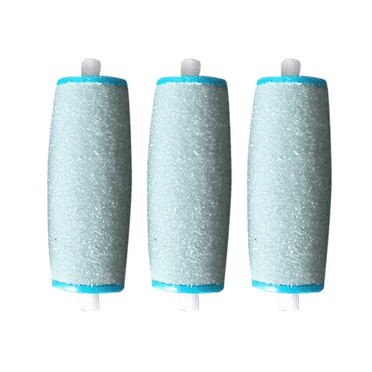 Refill Rollers Fit For Electric Callus Remover - Pedicure File Tools - Replacement Refills 3 Pack - 3pcs light blue