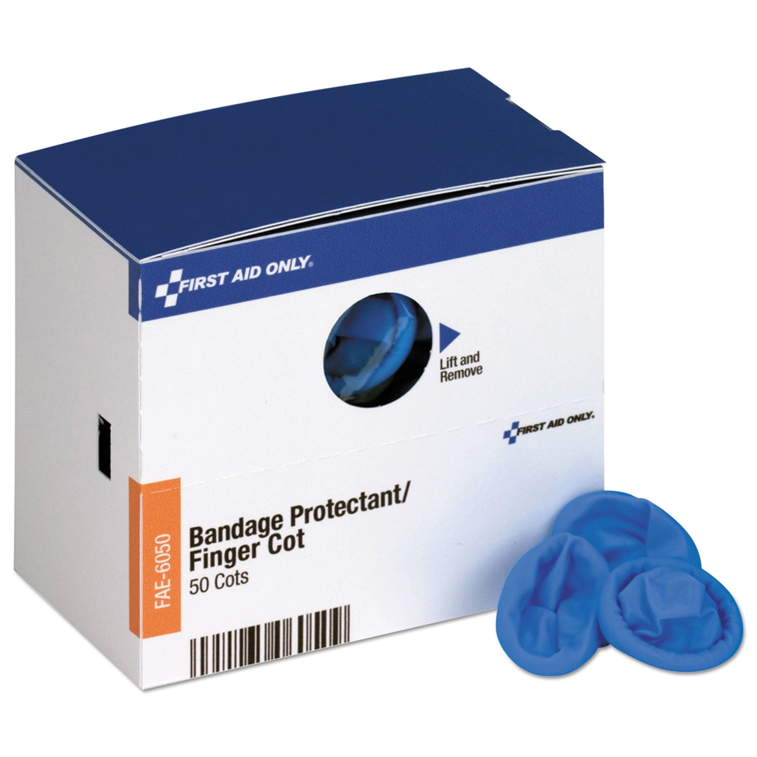 Refill f/SmartCompliance Gen Business Cabinet, Finger Cots, Blue, Nitrile, 50/Bx