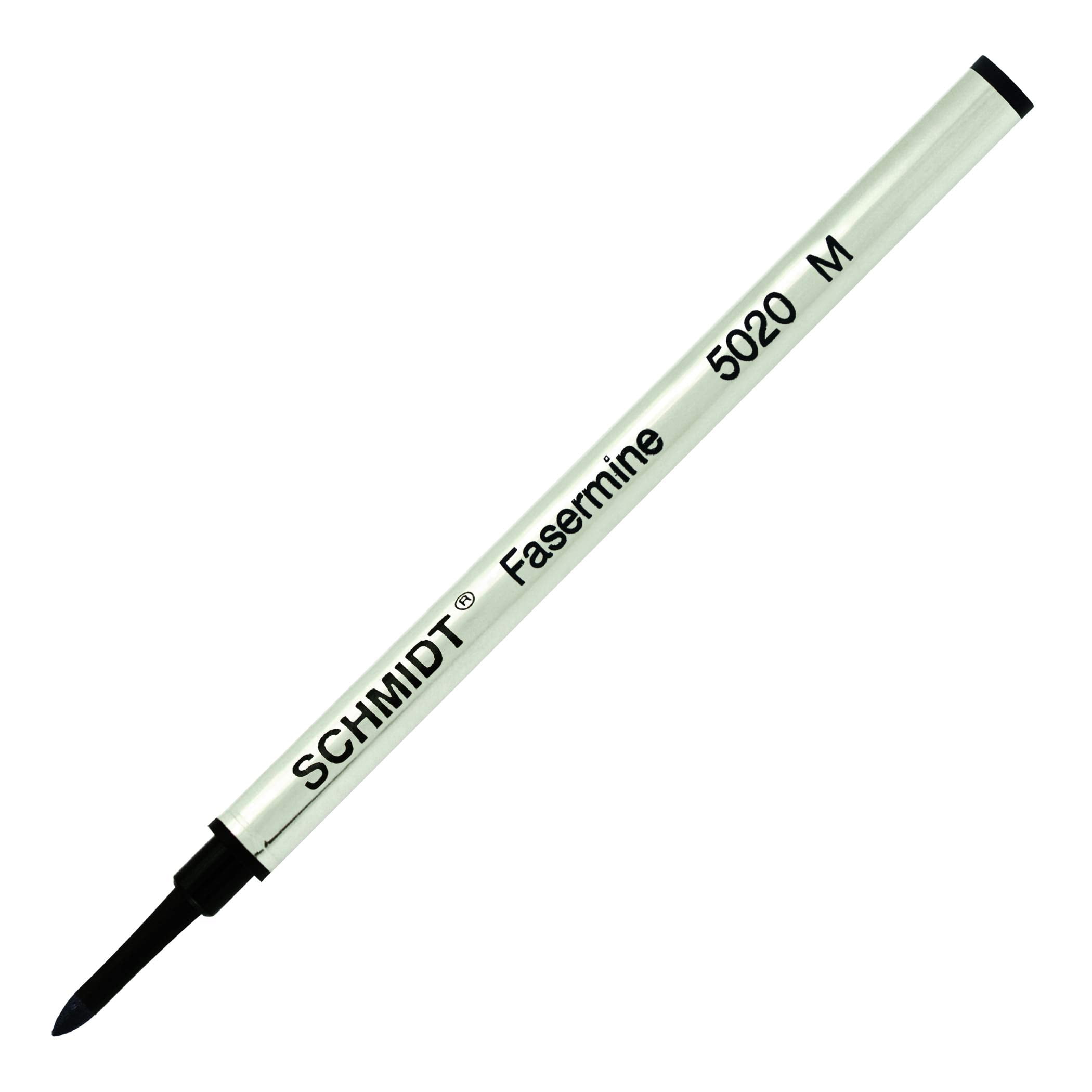 Schmidt 5020 Fibre Rollerball Refill - Medium Point Black Ink