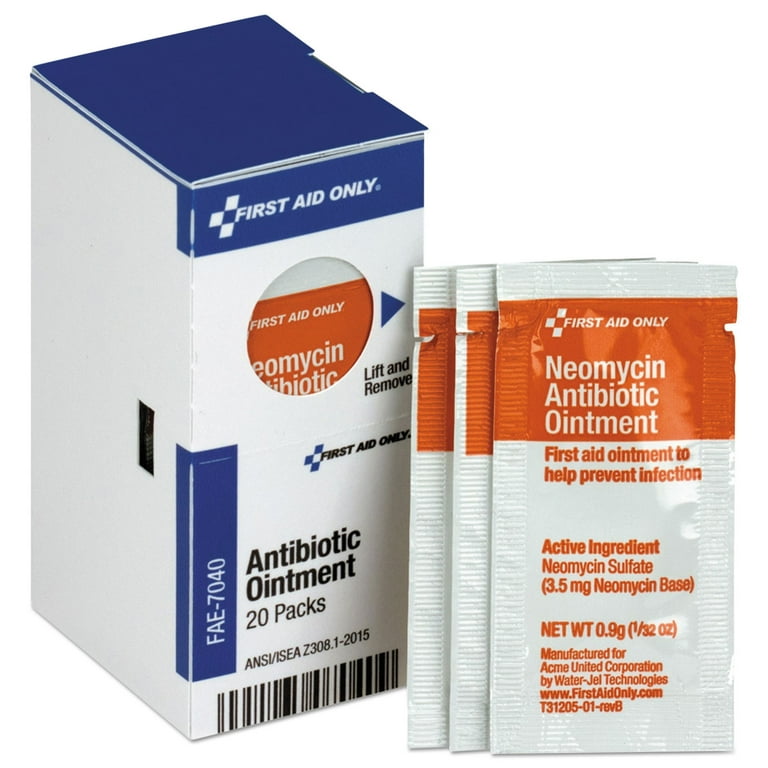 Refill for SmartCompliance General Cabinet, Antibiotic Ointment, 0.9g Packet, 20/Box Refill for SmartCompliance General Cabinet, Antibiotic Ointment, 0.9g Packet, 20/Box