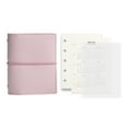 thumbnail image 1 of Refillable 5 Rings Binder Notebook with Refill Paper 5 Holes Leather Binder Covers Leather Binder Journal for Travel, 1 of 9