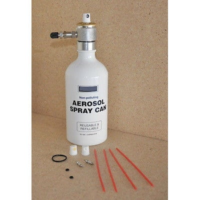 Refillable Aerosol Spray Can