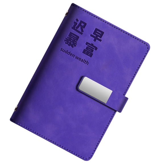 Refillable Budget Planner with 90 Page Budget Sheet 6 Rings PU Binder Covers1eatherBudget Planner Money Organiser Notebook with 90 Pages Budget Sheet